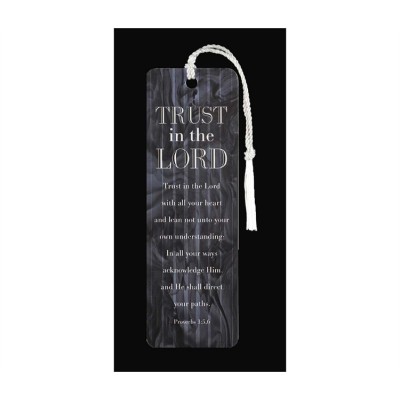 Bookmark Tassel Trust In Lord Proverbs 3:5-6, Pack of 12 - 603799318808 - BKM-1567