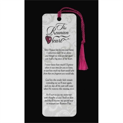 Bookmark Tassel Reunion Heart (Pack of 12) - 603799343763 - BKM-1584