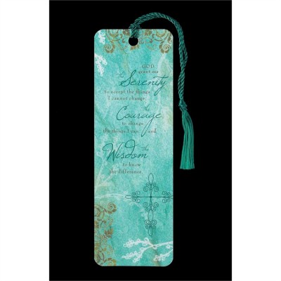 Bookmark Tassel Serenity Prayer 12 Pack - 603799372558 - BKM-1606