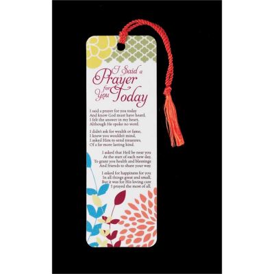 Bookmark Tassel I Said A Prayer For You Today (Pack of 12) - 603799385008 - BKM-1622