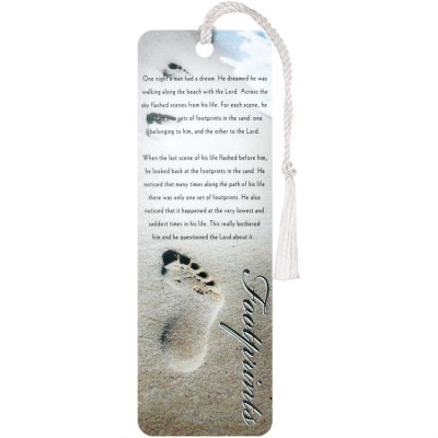 Bookmark Tassel Footprints (Pack of 12) - 603799404150 - BKM-1657