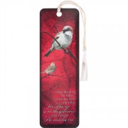 12pk -Bookmark Tassel Red His Eye Is On The Sparrow Pack of 12 12pk -Bookmark Tassel Red His Eye Is On The Sparrow Pack of 12