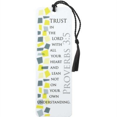 Bookmark Tassel Trust In The Lord Proverbs 3:5 12pk - 603799422857 - BKM-1704