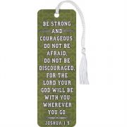 Bookmark Tassel Be Strong And Courageous Pack of 12
