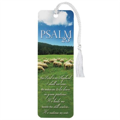 Bookmark Tassel Psalm 23 Pack of 12 - 603799542456 - BKM-1848 Bookmark Tassel Psalm 23 Pack of 12 - 603799542456 - BKM-1848