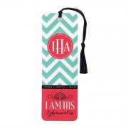 12pk -Bookmark Tassel I Am His Ephesians 1, Coral Pack of 12