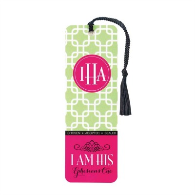 Bookmark Tassel I Am His Ephesians 1, Pink Pack of 12 - 603799543897 - BKM-1859