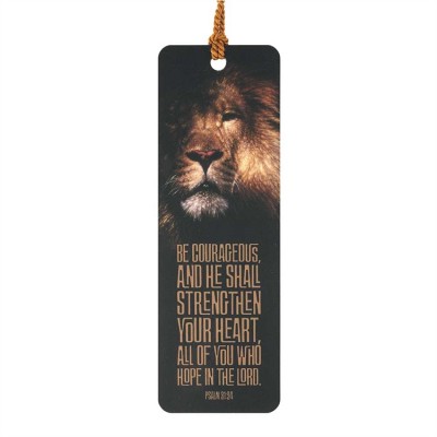 Bookmark Tassel Be Courageous Psalm 31:24 Pack of 12 - 603799547413 - BKM-1868 Bookmark Tassel Be Courageous Psalm 31:24 Pack of 12 - 603799547413 - BKM-1868