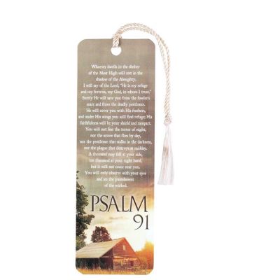 Bookmark Tassel Psalm 91 (Pack of 12) - 603799584951 - BKM-1925