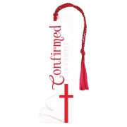 12pk -Bookmark Tassel Confirmed In Christ Red (Pack of 12)