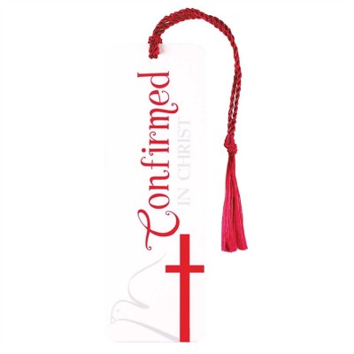 Bookmark Tassel Confirmed In Christ Red (Pack of 12) - 603799006293 - BKM-1948