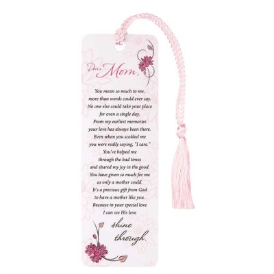 Bookmark Tassel Dear Mom (Pack of 12) - 603799072137 - BKM-1952 Bookmark Tassel Dear Mom (Pack of 12) - 603799072137 - BKM-1952