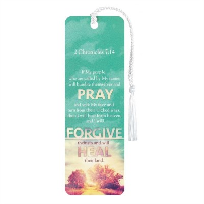 Bookmark Tassel 2 Chronicles 7:14 (Pack of 12) - 603799084116 - BKM-1955 Bookmark Tassel 2 Chronicles 7:14 (Pack of 12) - 603799084116 - BKM-1955