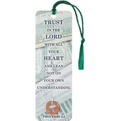 Bookmark Coin Penny/Cross Trust In The Lord Pack of 15 - 603799530873 - BKM-315
