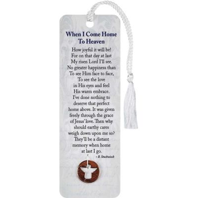 Bookmark Coin When I Come Home To Heaven Pack of 15 - 603799538329 - BKM-318
