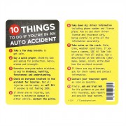24pk -Bookmark Pocket Auto Accident (Pack of 24)
