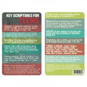 24pk -Bookmark Pocket Key Scripture For Teens (Pack of 24)