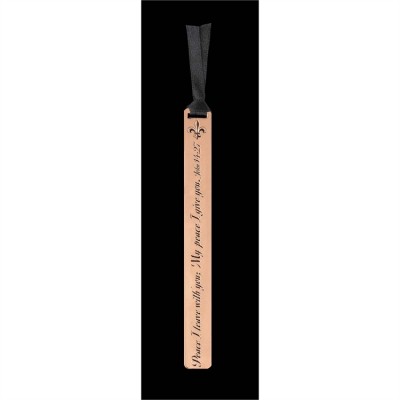Bookmark Copper Rule My Peace I Give You John 14:27, 6pk - 603799327442 - BKM-4108