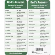Bookmark Paper God's Answers Pack of 12
