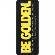 12pk -Bookmark Paper Be Golden Matthew 7:12 Pack of 12