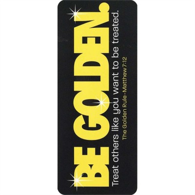Bookmark Paper Be Golden Matthew 7:12 Pack of 12 - 603799530941 - BKM-70 Bookmark Paper Be Golden Matthew 7:12 Pack of 12 - 603799530941 - BKM-70