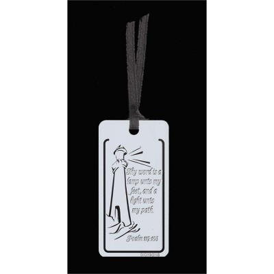 Bookmark Silver Nickel Thy Word A Light Unto My Path 12pk - 603799316804 - BKM-7061