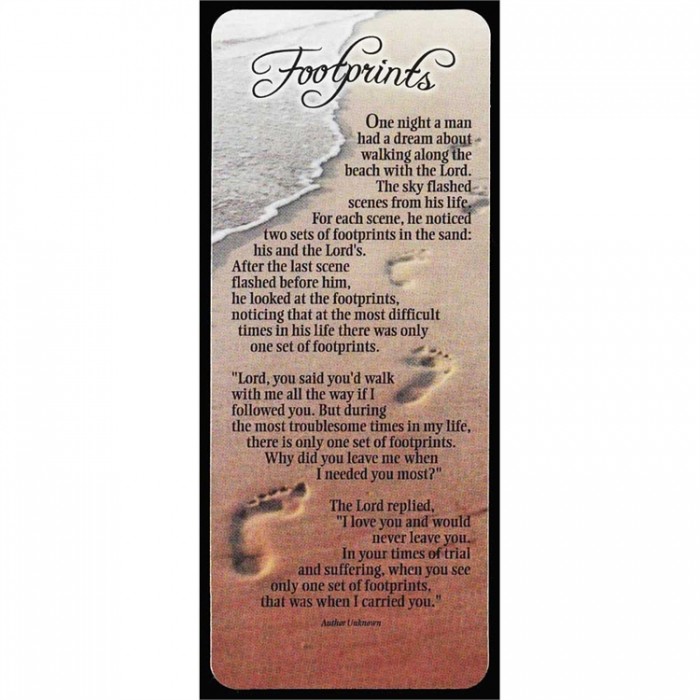 Bookmark Footprints Pack of 12