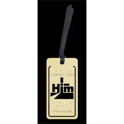 Bookmark 18k Brass In All Your Ways (Pack of 12) - 603799538282 - BKM-7572
