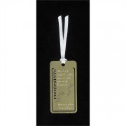 12pk -Bookmark Brass Plated Footprints Pack of 12