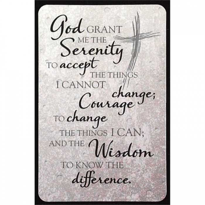 Full serenity prayer printable bookmarks - orangeress