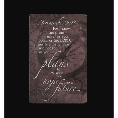 Bookmark Pocket Card Jeremiah 29:11 (Pack of 12) - 603799293839 - BKM-9523 Bookmark Pocket Card Jeremiah 29:11 (Pack of 12) - 603799293839 - BKM-9523