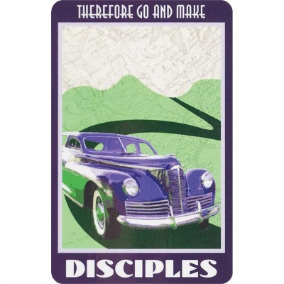 Bookmark Pocket Card Therefore Go And Make Disciples Pack of 12 - 603799499941 - BKM-9751