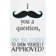 12pk -Bookmark Pocket Card Have You Studied To Pack of 12