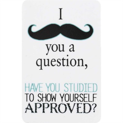 Bookmark Pocket Card Have You Studied To Pack of 12 - 603799501125 - BKM-9754