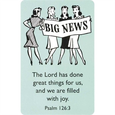 Bookmark Pocket Card The Lord Has Done Great Pack of 12 - 603799510875 - BKM-9767