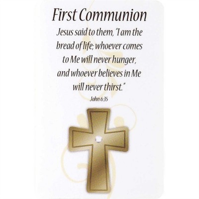 Bookmark Packet First Communion Pack of 12 - 603799514125 - BKM-9770