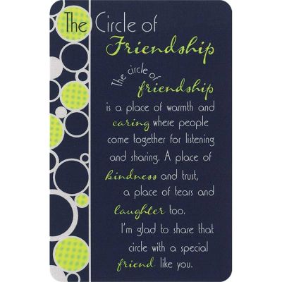 Bookmark Pocket Card Circle of Friendship Pack of 12 - 603799535786 - BKM-9820