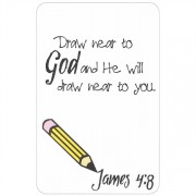 12pk -Bookmark Pocket Card Draw Near To God Pack of 12