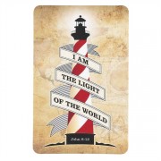 12pk -Bookmark Pocket Card Light Of The World (Pack of 12)