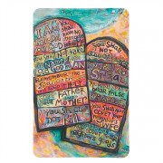 12pk -Bookmark Pocket Card The Ten Commandments (Pack of 12)