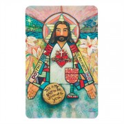 12pk -Bookmark Pocket Card Jesus O Most Holy (Pack of 12)