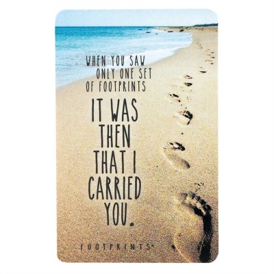Bookmark Pocket Card Footprints (Pack of 12) - 603799591904 - BKM-9942