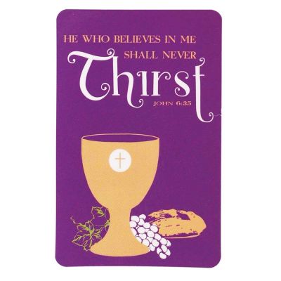 Bookmark Pocket Card My First Communion (Pack of 12) - 603799006309 - BKM-9947