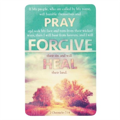 Bookmark Pocket Card 2 Chronicles 7:14 (Pack of 12) - 603799084130 - BKM-9955