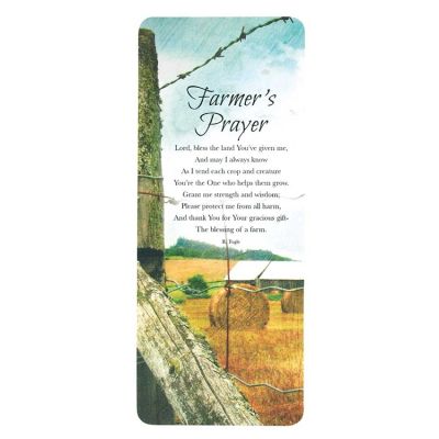 Bookmark Paper Farmer s Prayer (Pack of 12) - 603799581141 - BKM-BC11