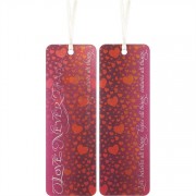 6pk -Bookmark Lenticular Love Never Fail (Pack of 6)
