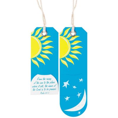 Bookmark Die cut Fold From The Rising of the Sun Pack of 6 - 603799438384 - BKMDC-2006