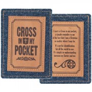 6pk -Bookmark Double Denim Cross In My Pocket Pack of 6