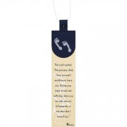 6pk -Bookmark Faux Leather Footprints (Pack of 6)