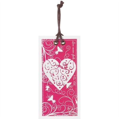 Bookmark Fabric Patch Love Never Fails Pack of 6 - 603799438513 - BKMFP-4000